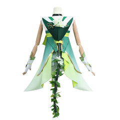 Halloweez Verina Cosplay Costume - Wuthering Waves Spectro Congenital Resonator Green Dress for Women - Halloweez
