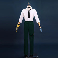 Halloweez Zenless Zone Zero Harumasa Cosplay Costume with Headband and Choker for Men & Women - Halloweez