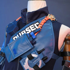 Halloweez Zenless Zone Zero Seth Lowell Cosplay Costume - Rookie Officer Seth Men's Halloween Party Suit - Halloweez