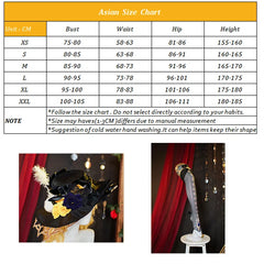Halloweez Genshin Impact Navia Fontaine Cosplay Costume Steampunk Spina di Rosula Dress with Hat for Women - Halloweez