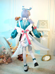 Halloweez Genshin Impact Fontaine Sigewinne Cosplay Costume - Halloween Nurse Outfit for Women - Halloweez
