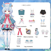 Halloweez Genshin Impact Fontaine Sigewinne Cosplay Costume - Halloween Nurse Outfit for Women - Halloweez