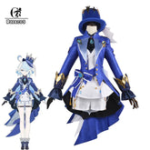 Halloweez Furina Cosplay Costume - Genshin Impact Water God Look for Women's Party - Halloweez