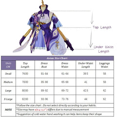Halloweez Keqing Cosplay Costume - Genshin Impact Women's Purple Dress for Halloween - Halloweez