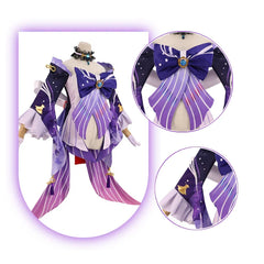 Halloweez Sangonomiya Kokomi Cosplay Costume - Women's Full Set with Headwear for Halloween - Halloweez