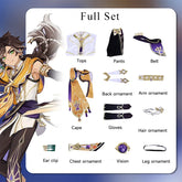 Halloweez Genshin Impact Sethos Cosplay Outfit - Premium Electro Men's Halloween Costume - Halloweez
