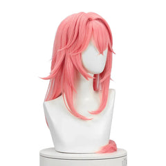 Halloweez Yae Miko Cosplay Wig - 80cm Long Pink Straight Hair for Yae Guuji - Halloweez