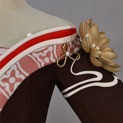 Halloweez Fugue Tingyun Cosplay Costume - Elegant Ancient Style Fox Tails Women's Dress for Halloween Carnival - Halloweez