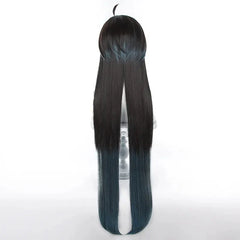 Halloweez Imbibitor Lunae DanHeng Cosplay Wig - 105cm Long Mixed Color Heat Resistant Perucas Synthetic Hair - Halloweez