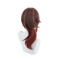 Halloweez Tingyun Cosplay Wig - 50cm Mixed Color Synthetic Hair with Ears - Halloweez