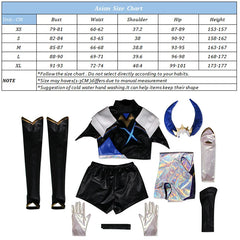 Halloweez Ashe Cosplay Costume - Premium LOL Women's Game Cosplay Outfit with Headwear - Halloweez