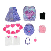 Halloweez Caitlyn Heartache & Heartthrob Cosplay Costume - Perfect for Valentine's Day and Halloween Parties - Halloweez