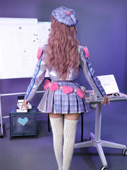 Halloweez Caitlyn Heartache & Heartthrob Cosplay Costume - Perfect for Valentine's Day and Halloween Parties - Halloweez