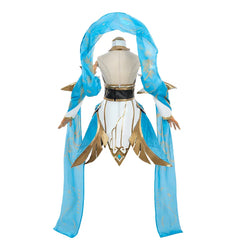 Halloweez Immortal Irelia Cosplay Costume for Women with Divine Sword Halloween Outfit and Headwear - Halloweez