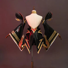 Halloweez Immortalized Legend Ahri Cosplay Costume - Enchanting Nine Tailed Demon Fox Outfit for Women - Halloweez