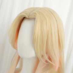 Halloweez Ahri Immortalized Legend Cosplay Wig - 75cm Yellow with Red Tones for Women - Halloweez