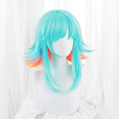 Halloweez Neeko Cosplay Wig - 35-40cm Mixed Color Synthetic Hair for Women - Halloweez