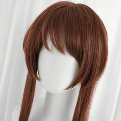 Halloweez Risen Legend Ahri Cosplay Wig - 65cm Brown Braid Style - Halloweez