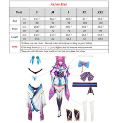 Halloweez Spirit Blossom Ahri Cosplay Costume Set with Wig - Women's Kimono Dress - Halloweez