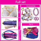Halloweez Spirit Blossom Syndra Cosplay Costume - Women's Kimono Dress Full Set - Halloweez