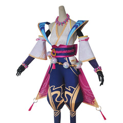 Halloweez Spirit Blossom Syndra Cosplay Costume - Women's Kimono Dress Full Set - Halloweez