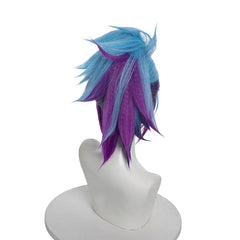 Halloweez Star Guardian Akali Cosplay Wig - 40cm Mixed Color Women's Cosplay Wigs with Ponytail - Halloweez