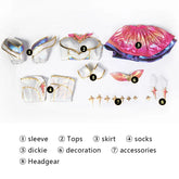 Halloweez Star Guardian Kaisa Cosplay Costume - Premium League of Legends Kaisa Outfit with Headwear - Halloweez