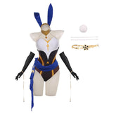 New Original Halloweez Layla Bunny Girl Costume - Sexy Exotic Dancer Jumpsuit Full Set - Halloweez