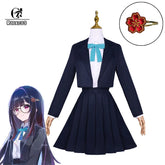 Halloweez Sparkle Cosplay Costume Game Honkai Star Rail Black Women's JK Suit for Halloween, Carnival, and School Events - Halloweez
