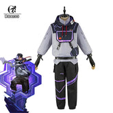 Preorder Halloweez Valorant ISO Cosplay Costume - Men's Combat Uniform for Halloween Parties - Halloweez