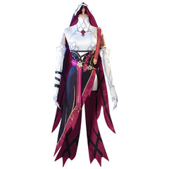 Halloweez Rosaria Cosplay Costume - Genshin Impact Inspired Women's Dress for Halloween and Carnival Parties - Halloweez