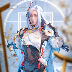 Halloweez Shenhe Cosplay Costume - Women's Sexy Jumpsuit Outfits for Genshin Impact Fans - Halloweez
