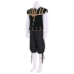 Halloweez Renaissance Tudor Noble Court Doublet Costume - Medieval Jerkin Vest & Viking-Inspired Attire for Men - Halloweez