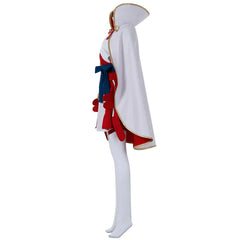 Halloweez Sakura Cosplay Fire Emblem Costume for Women - Elegant Uniform Dress with Cloak Set for Themed Parties - Halloweez