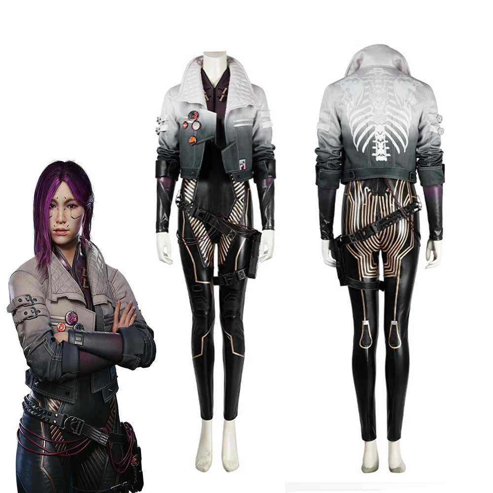 Halloweez Women's Punk Retro Battle Jumpsuit Costume for Cosplay and Parties - Halloweez