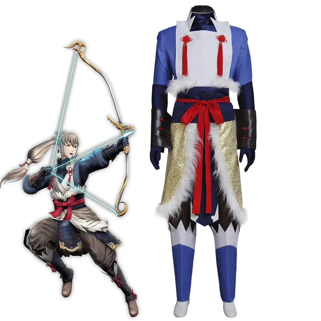Halloweez Cosplay Game Fire Emblem Fates Costume Adult Men Fantasia Hunter Uniform Suit for Halloween Christmas Warrior Disguise - Halloweez