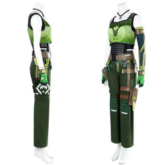 Halloweez Skye Cosplay Costume - Women's Valorant Battle Suit with Accessories for Halloween & Carnival - Halloweez