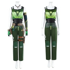 Halloweez Skye Cosplay Costume - Women's Valorant Battle Suit with Accessories for Halloween & Carnival - Halloweez