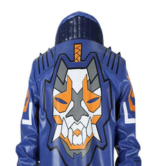 Halloweez Yoru Cosplay Costume Men Blue Uniform Halloween Carnival Outfit Full Set - Halloweez