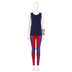 Halloweez Ms. Marvel Kamala Khan Halloween Cosplay Battle Suit Costume Set - Halloweez