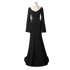 Wednesday Season 2 Morticia Addams Cosplay Outfit American TV Series Same Style Costume No.5067 - Halloweez
