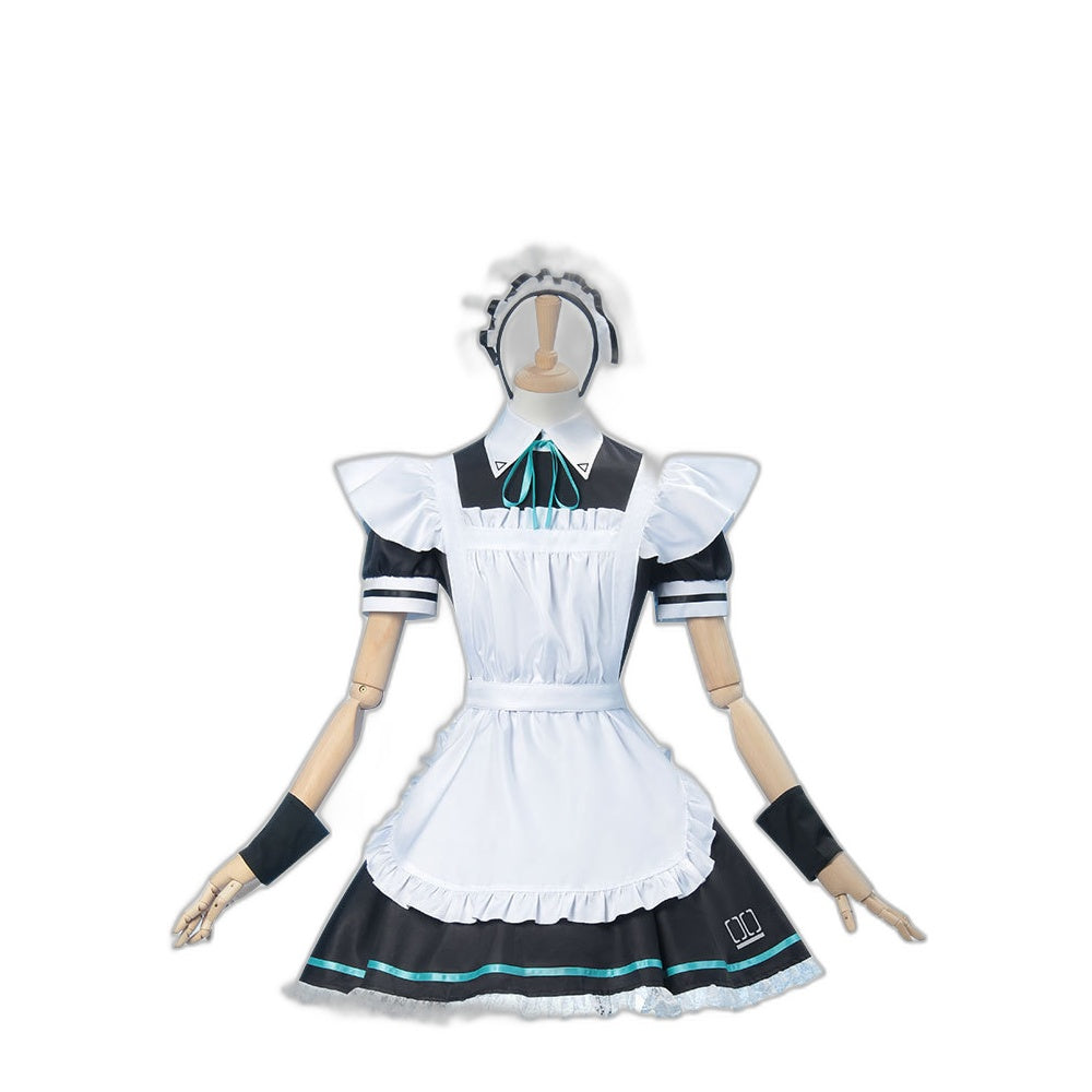 Blue Archive Alice Maid Costume Halloween Cosplay - Game Character Outfit - Halloweez