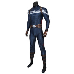 Halloweez Captain America Winter Soldier Digital Printed Cosplay Costume for Enthusiasts & Events - Halloweez