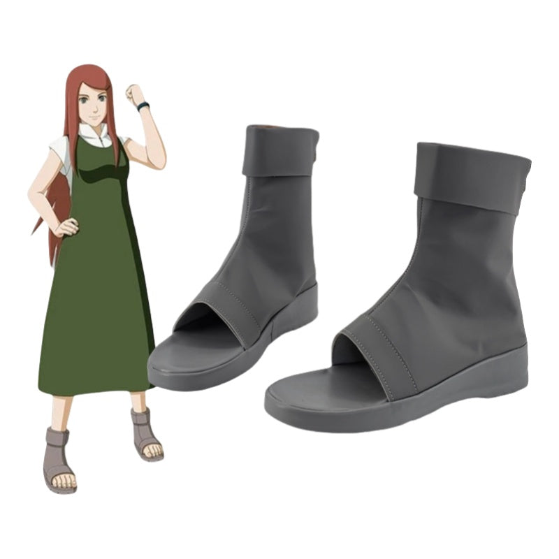 Naruto Uzumaki Kushina Cosplay Shoes for 2D Anime Exhibition and Performance - Halloweez