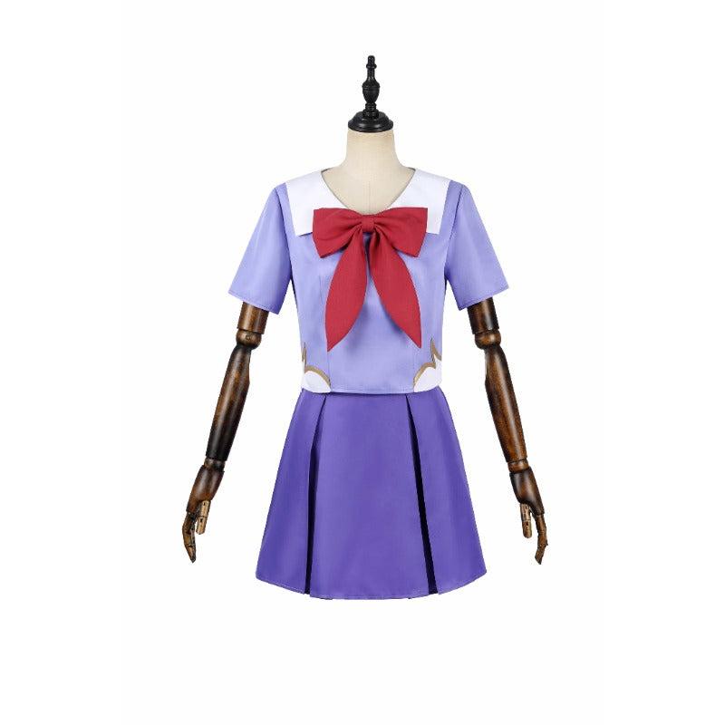 Embrace the Role of Gasai Yuno with Halloweez's Mirai Nikki Cosplay Costume for Girls - Halloweez