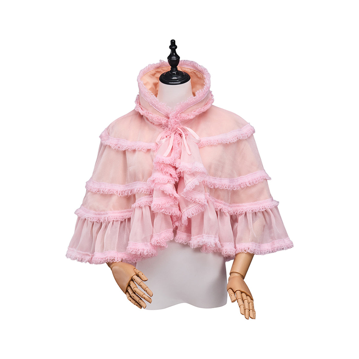 Pink Short Cape Cosplay Costume – Cute & Stylish Outfit for Cosplay Enthusiasts - Halloweez