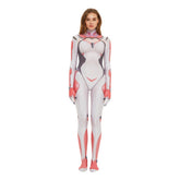 King Daji Cosplay Costume Pink Time Skin Sexy Tight Performance Clothing for Honor of Kings Fans - Halloweez