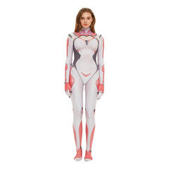 King Daji Cosplay Costume Pink Time Skin Sexy Tight Performance Clothing for Honor of Kings Fans - Halloweez