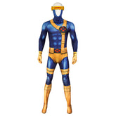 Halloweez X-Men Cyclops Adult Men's Jumpsuit - Scott Summers Superhero Bodysuit - Halloweez