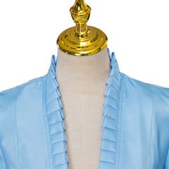 Elegant Gothic High-Low Cocktail Dress – Women's Vintage Medieval Cosplay Long Sleeve Bodycon Costume - Halloweez